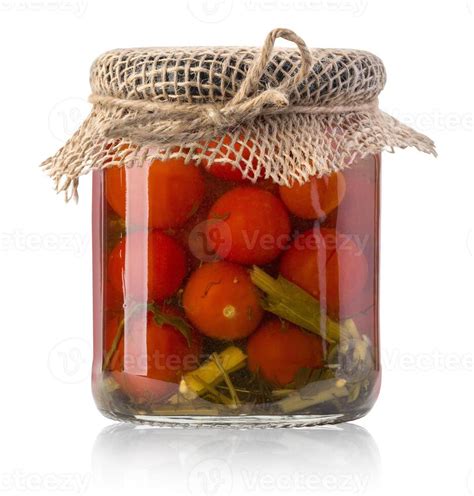 A glass jar of canned tomatoes 38238300 Stock Photo at Vecteezy