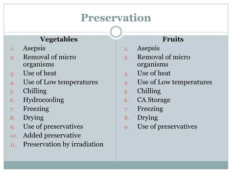 Microbial spoilage of fruits &amp; vegetables | PPTX