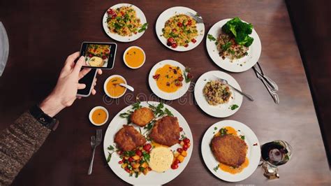 Behind the Scenes Food Photography for Social Media Stock Illustration ...