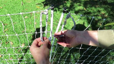 Install Chicken Wire Fence How To Install Electric Poultry Netting