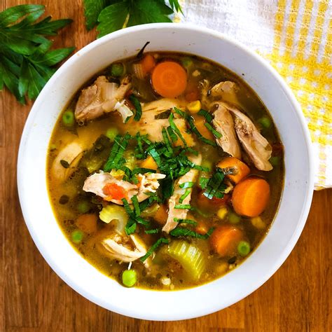 Chicken Vegetable Soup (Easy and Healthy) - Comfortable Food