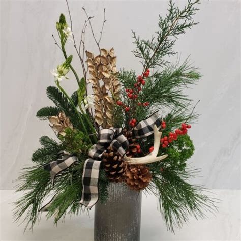 Rustic Holiday Greetings - Wonderland Floral Art