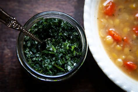 Salted Preserved Herbs