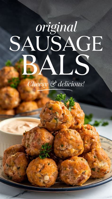Original Sausage Balls Recipe - Feast Flick
