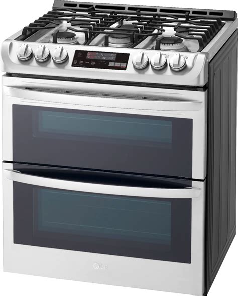 Customer Reviews: LG 6.9 Cu. Ft. Slide-In Double Oven Gas True ...