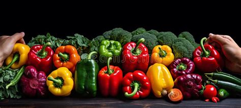 Bountiful Harvest Farmers Collecting Fresh and Vibrant Vegetables from ...