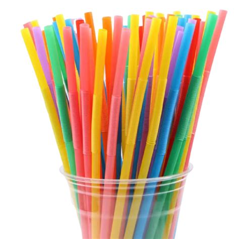 Buy Now - Multicolor Plastic Straws Pack