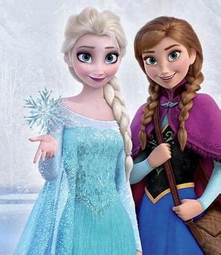 Elsa and Anna smiling together for the first time and forever : r/Frozen