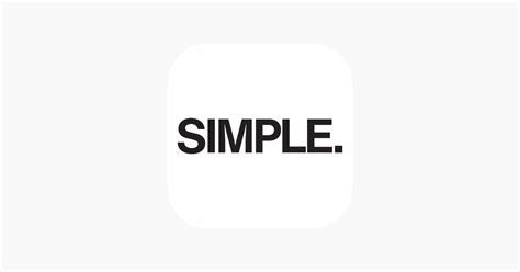 SIMPLE. on the App Store