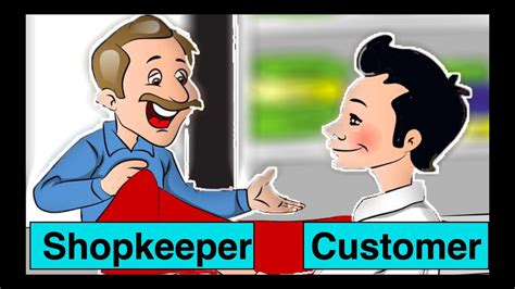 Shopkeeper And Customer