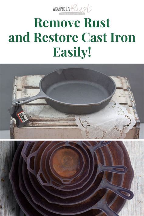 How to remove rust from cast iron – Artofit