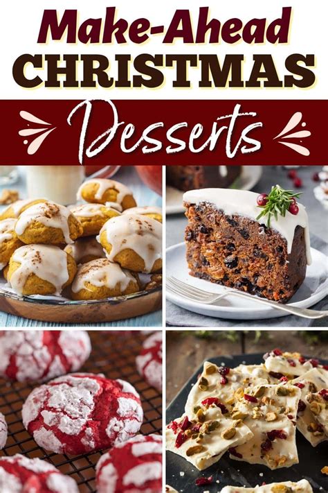 37 Best Make-Ahead Christmas Desserts - Insanely Good