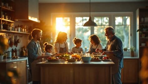 Free Golden kitchen moments Image - Family, Generations, Cooking ...
