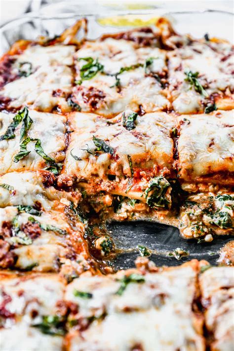 Zucchini Lasagna {No Noodle Lasagna} – WellPlated.com