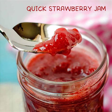 Easy Strawberry Jam Recipe with no pectin - Scattered Thoughts of a ...