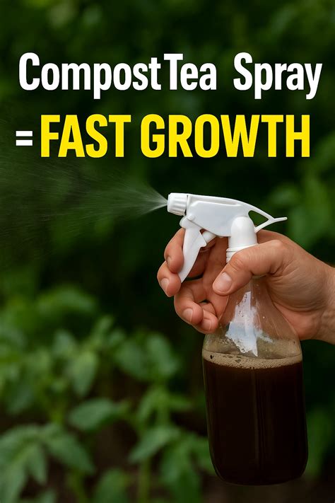 Compost Tea Spray = Fast Growth - How To Grow Plant
