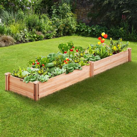 Arlmont &amp; Co. Cassidie 10'' H x 95'' W Wood Raised Garden Bed &amp; Reviews ...