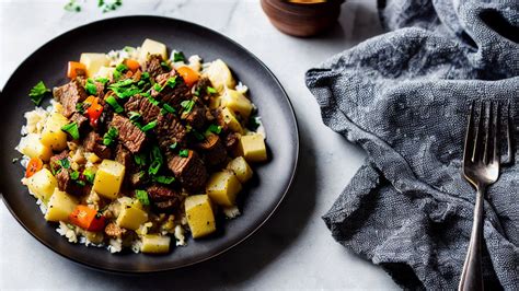 Buryat Beef and Potato Hash (Buryat: Шөлбөө) Recipe
