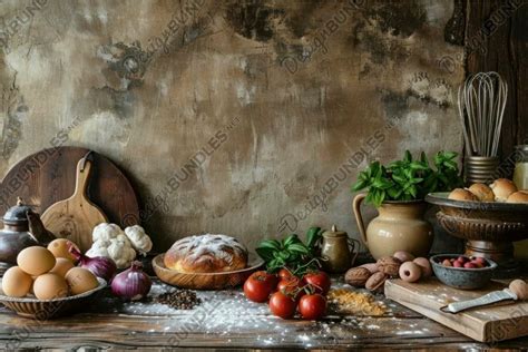 Preparing for a rustic meal