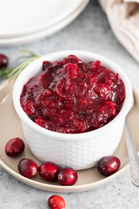 Ginger Cranberry Sauce - Plated Cravings