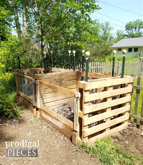 Pallet Compost Bin DIY ~ A Must Have - Prodigal Pieces