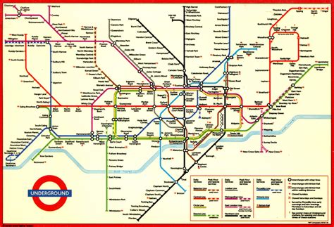 London Underground Map (1994) | Map of the London Undergroun… | Flickr