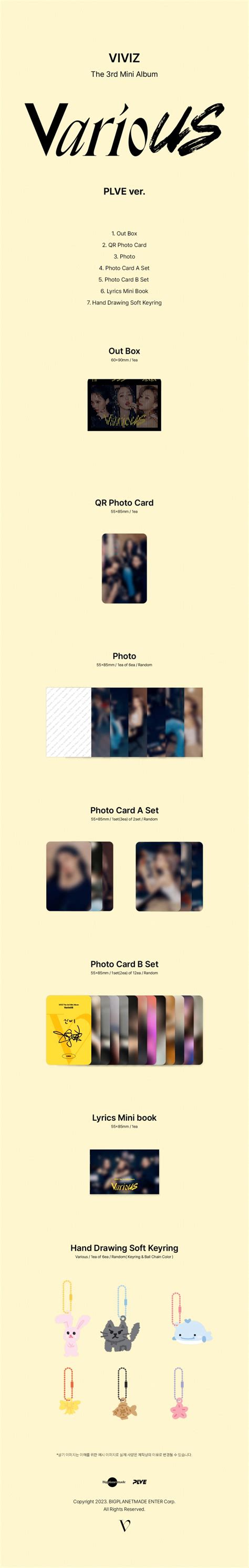 VIVIZ - The 3rd Mini Album 'VarioUS' [PLVE ver.] - interAsia