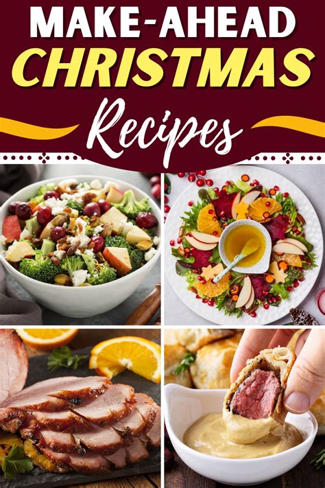 37 Best Make-Ahead Christmas Recipes - Insanely Good