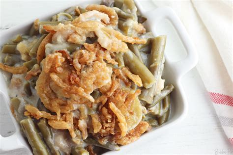 Crockpot Green Bean Casserole - BubbaPie