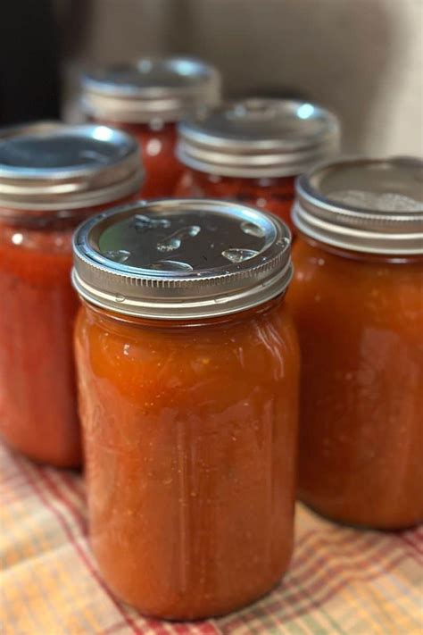 Canning Tomato Sauce (with skins and seeds): How-to Guide - Heritage ...