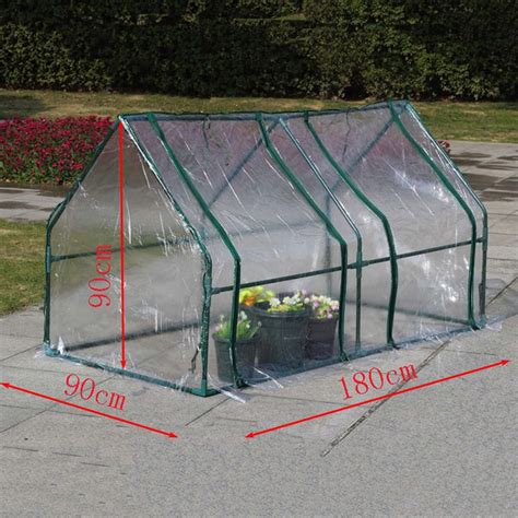 chengsi 1x Outdoor Garden Greenhouse Bottomless Flower Bed Clear Heat ...