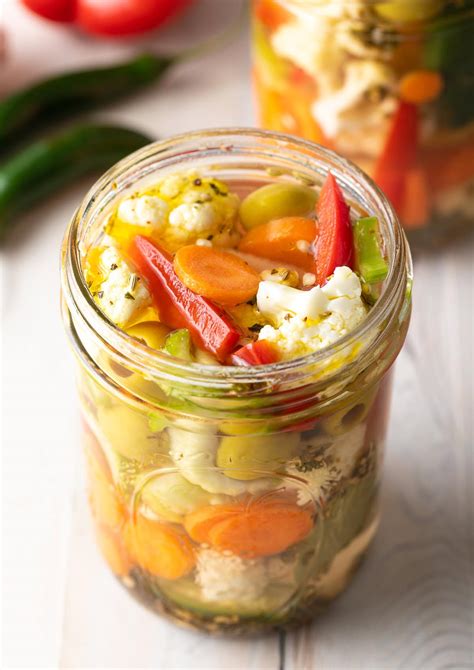 Pickled Vegetables Recipe (Giardiniera) - A Spicy Perspective