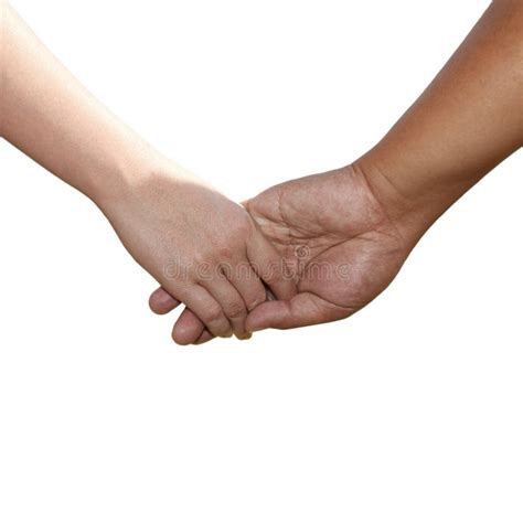 Shaking Hands of Male and Female Isolated on White Stock Photo - Image ...