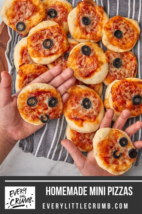 Mini Homemade Pizzas - Every Little Crumb