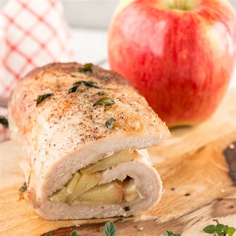 Apple and Brie Stuffed Pork Tenderloin - My Kitchen Love