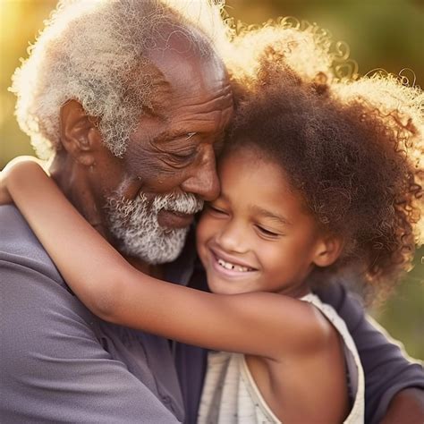 Grandparent and grandchild | Premium AI-generated image