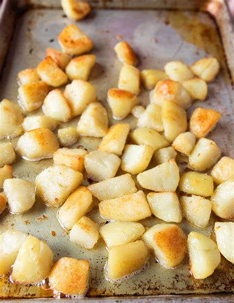 Crispy Potatoes • With Baking Soda Hack {video} • Two Purple Figs