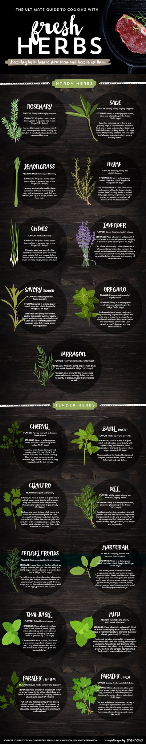 A beginner's guide to cooking with fresh herbs (INFOGRAPHIC)