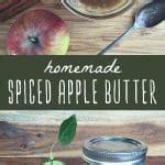 Homemade Spiced Apple Butter