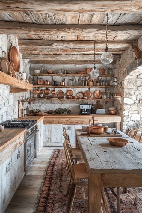 29 Little Cabin Kitchen Ideas to Create a Warm and Practical Culinary ...