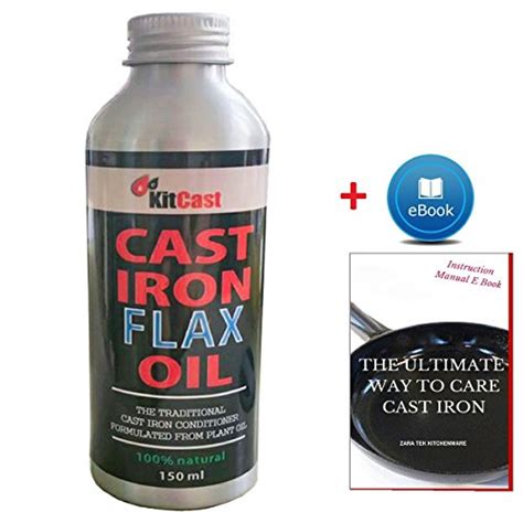 KitCast- Traditional Cast Iron Conditioner or Cast Iron Oil for Cast ...