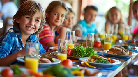 92,000+ Kids Meal Together Pictures