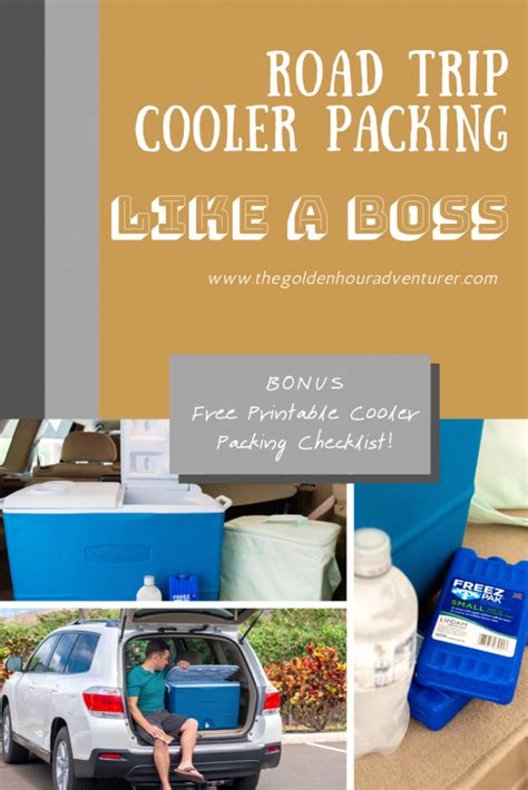 Road Trip Cooler Packing Like a BOSS - The Golden Hour Adventurer