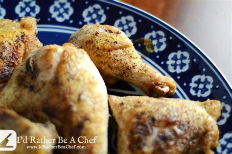 Crispy Oven Roasted Chicken - I&#039;d Rather Be A Chef