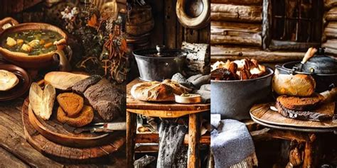 Comfort Foods In A Rustic Cabin Stable Diffusion Prompt | PromptBase