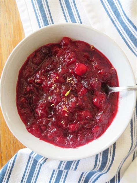 5-Ingredient Homemade Cranberry Sauce - The Midwest Kitchen Blog