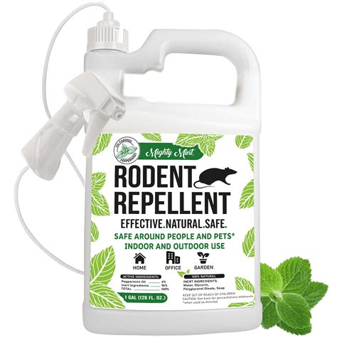 Mighty Mint Gallon - Peppermint Oil Spray, Mice and Rat Deterrent ...