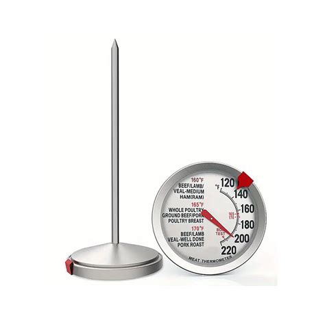 Dial Meat Thermometer – Stainless Steel Cooking Temperature Gauge