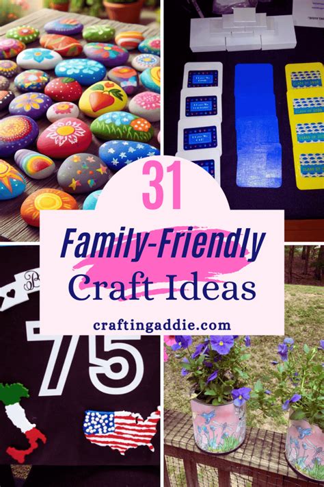 31 Family-Friendly Crafts: A Craft Month Challenge for Creative Bonding