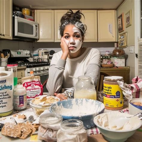 Free Messy Kitchen Scene Image - Kitchen, Woman, Messy | Download at ...